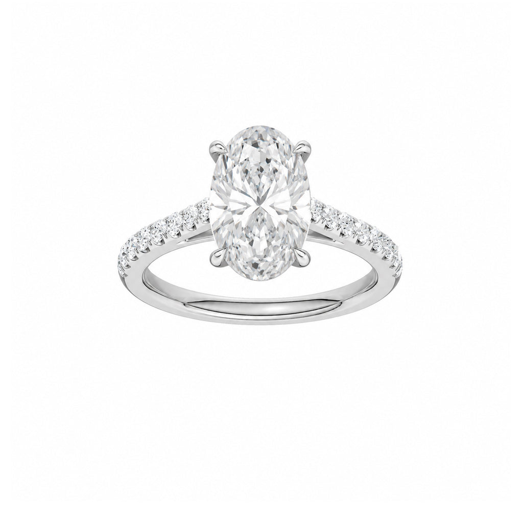 Diamond Engagement Ring 18K