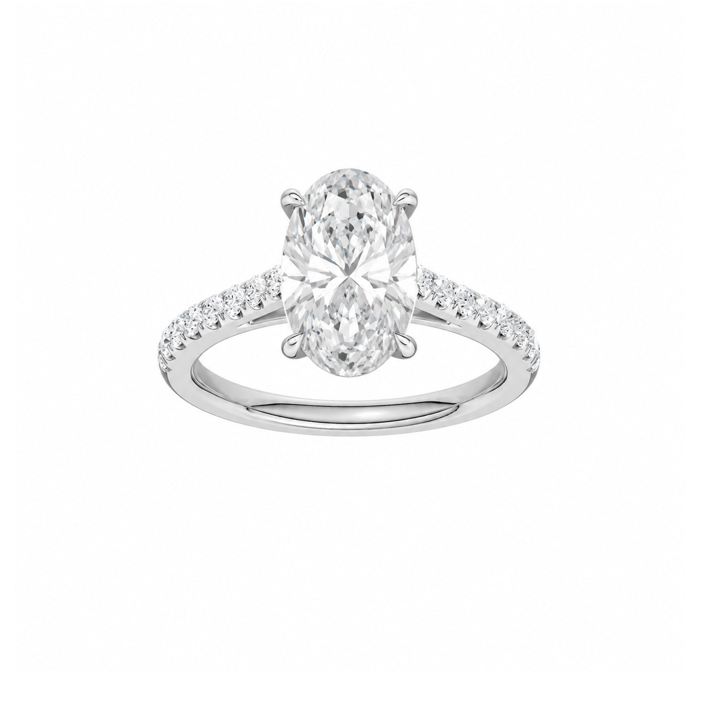 Diamond Engagement Ring 18K