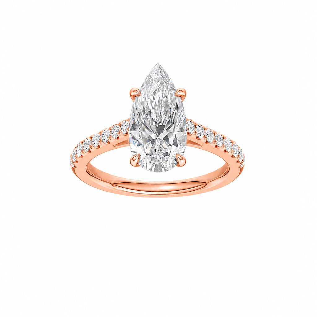 Diamond Engagement Ring 18K