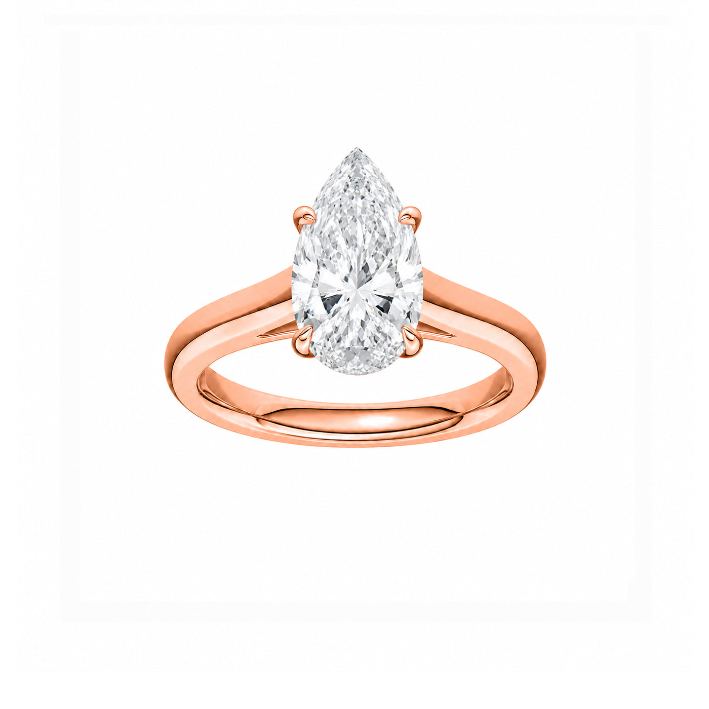 Diamond Engagement Ring 18K