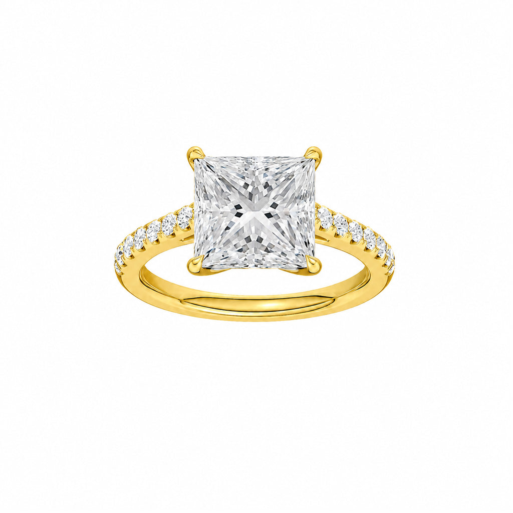 Diamond Engagement Ring 18K