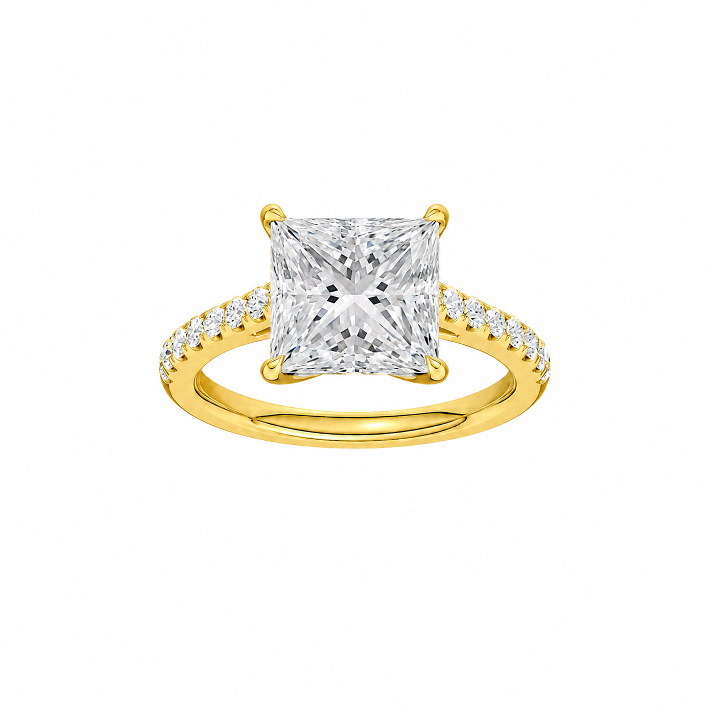 Diamond Engagement Ring 18K