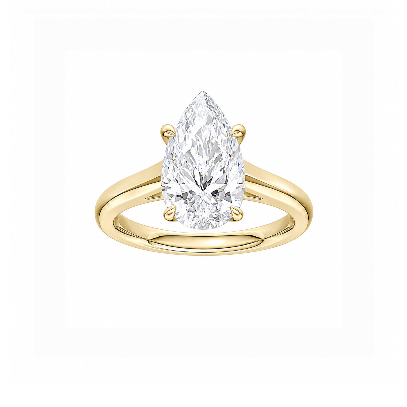 Diamond Engagement Ring 18K