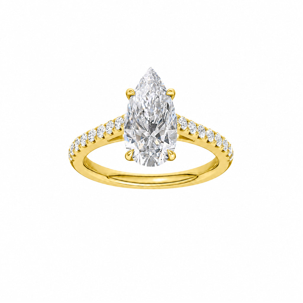 Diamond Engagement Ring 18K
