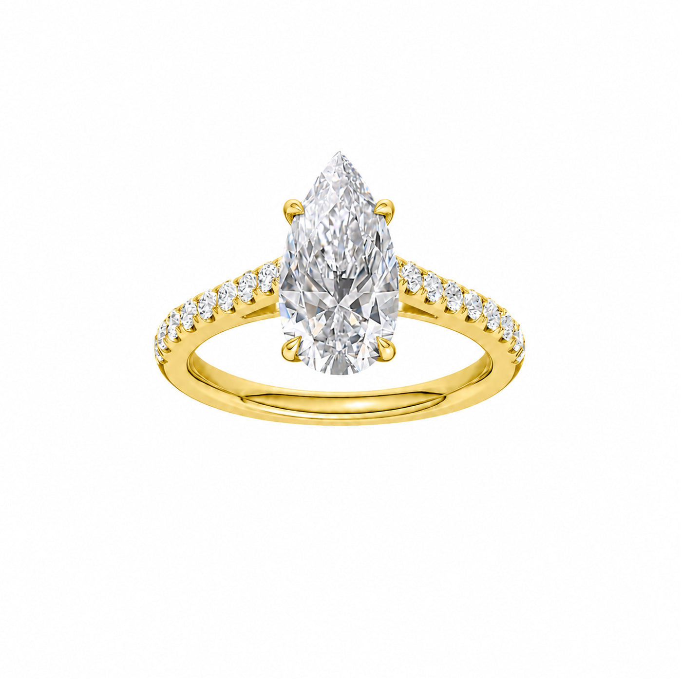 Diamond Engagement Ring 18K