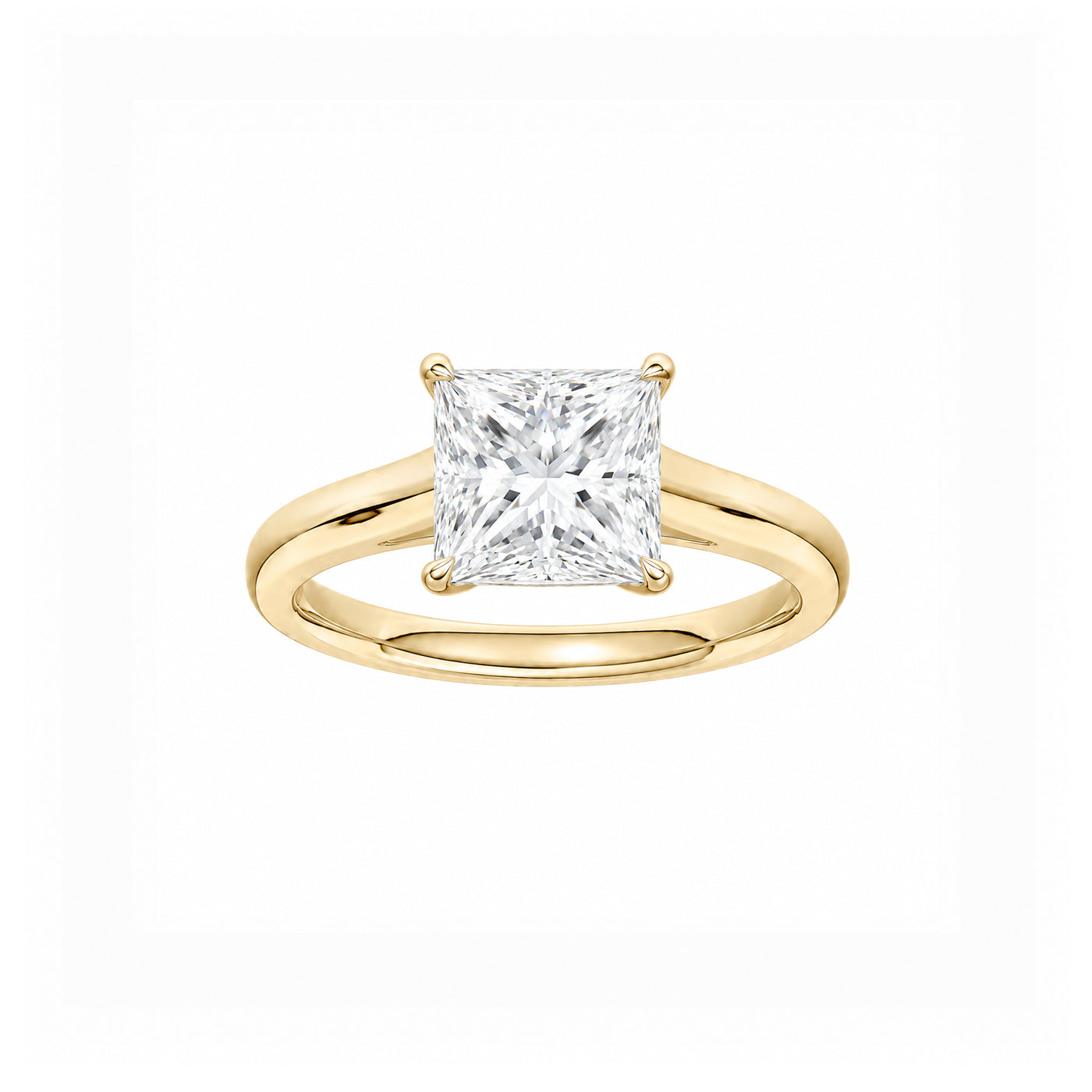 Diamond Engagement Ring 18K