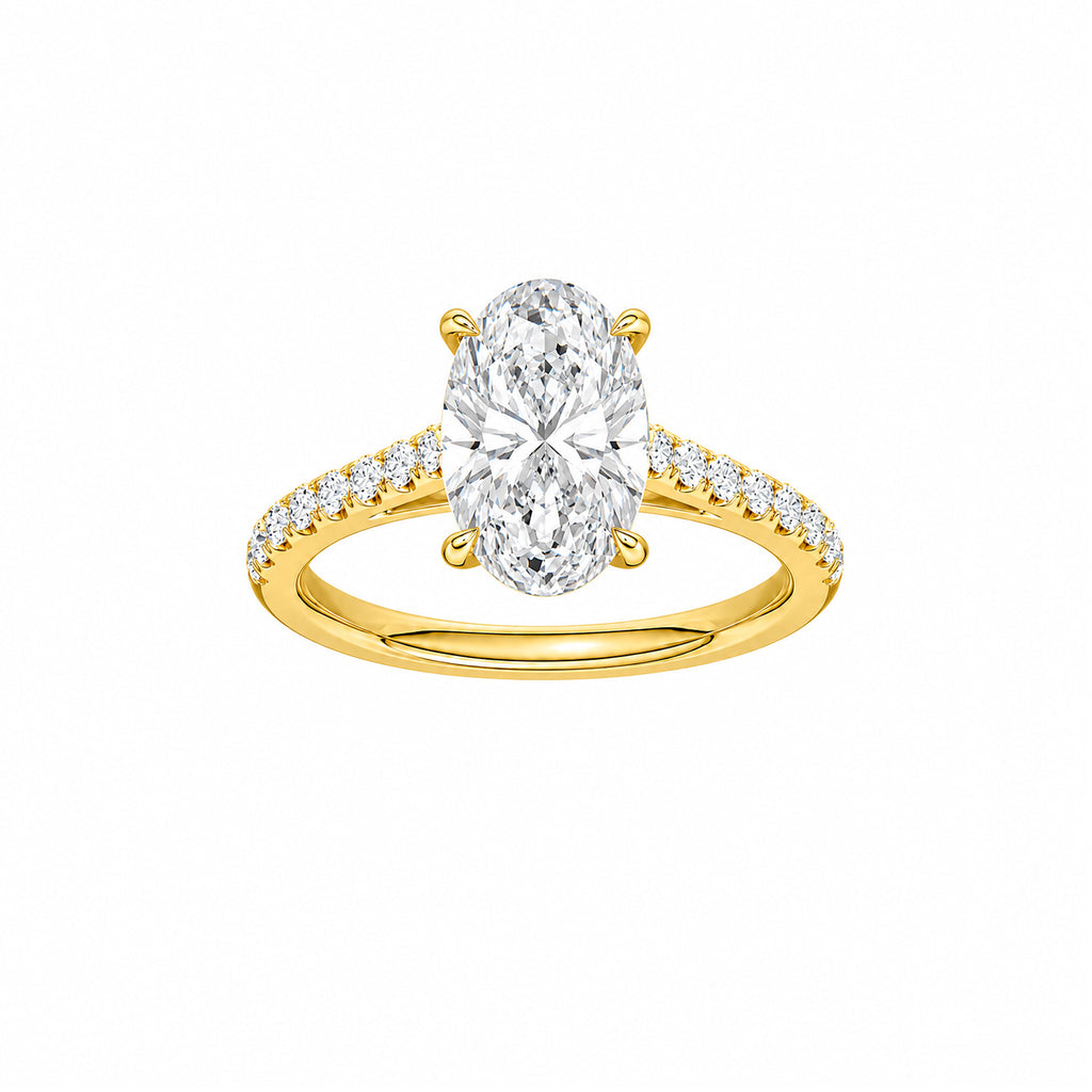 Diamond Engagement Ring 18K