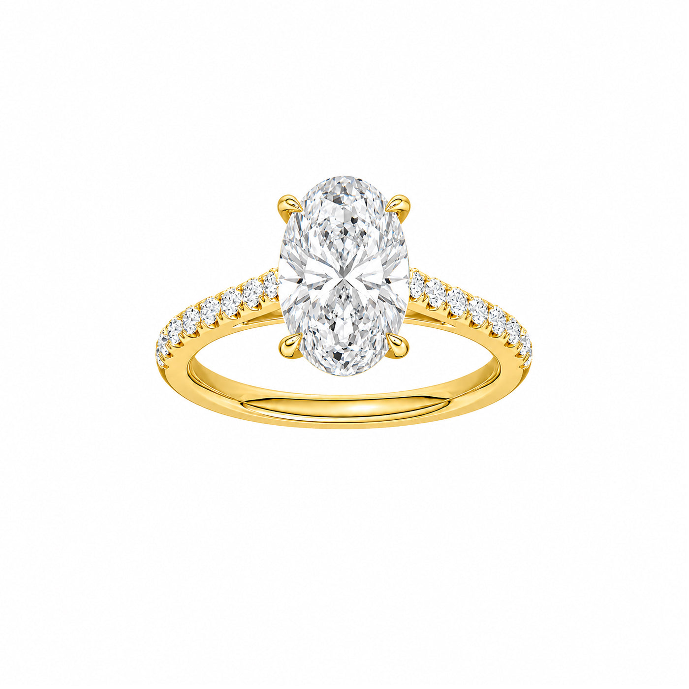 Diamond Engagement Ring 18K
