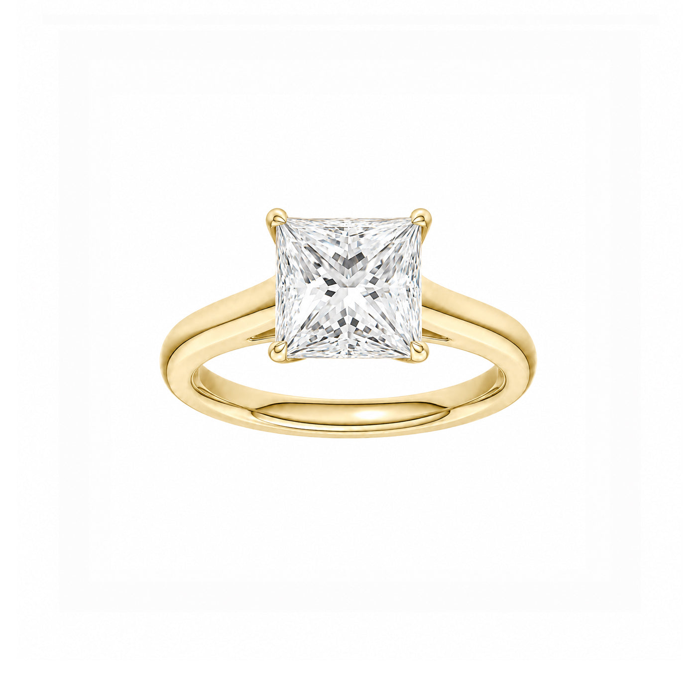 Diamond Engagement Ring 18K