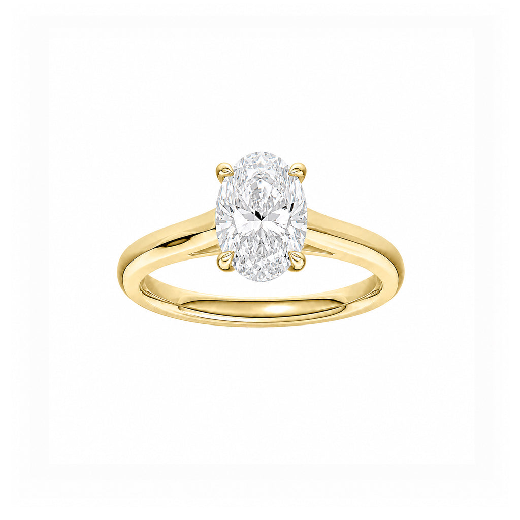 Diamond Engagement Ring 18K