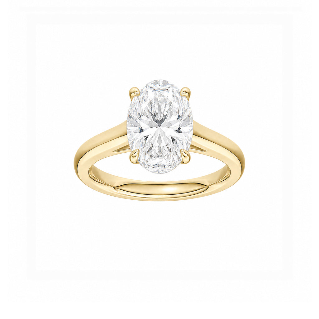 Diamond Engagement Ring 18K