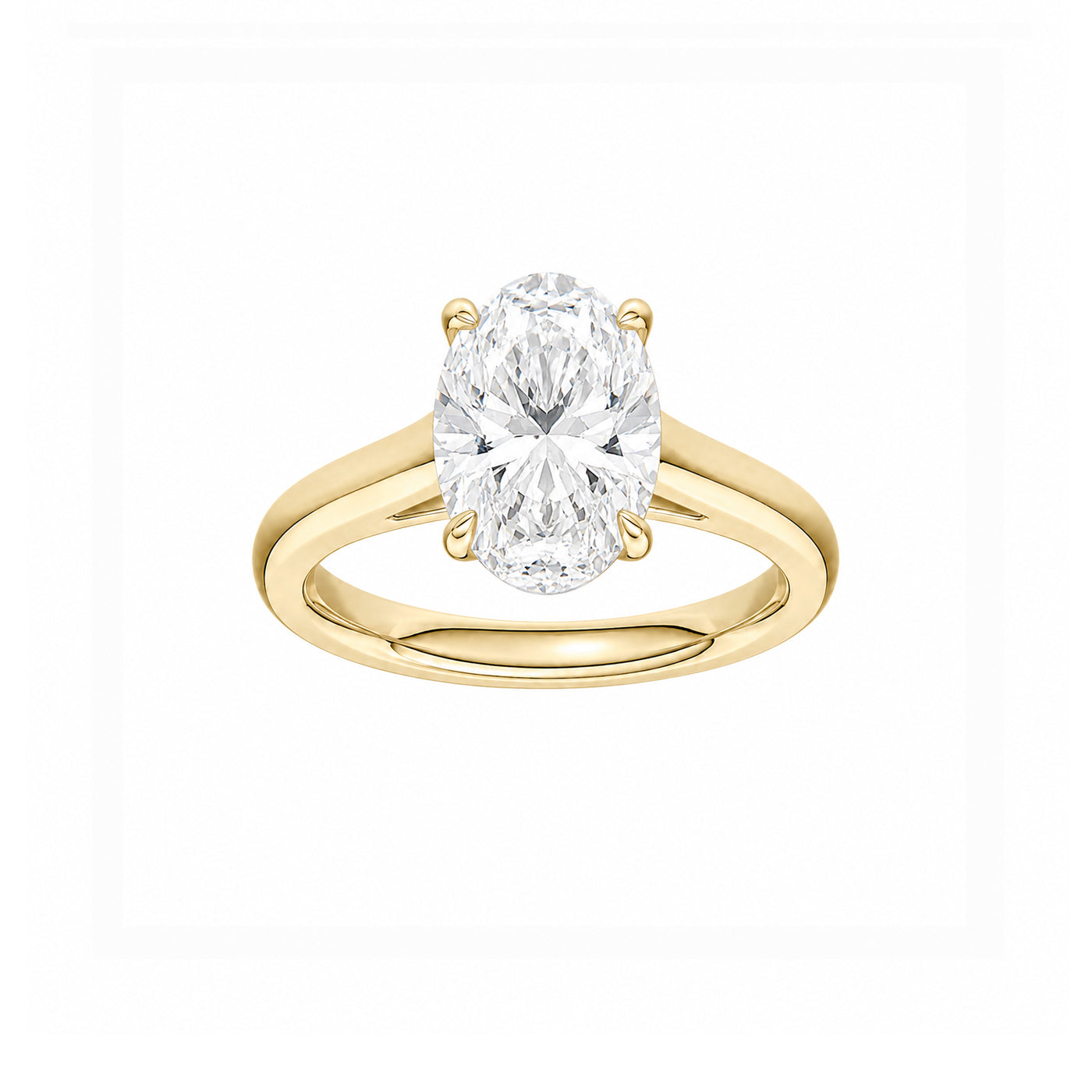 Diamond Engagement Ring 18K
