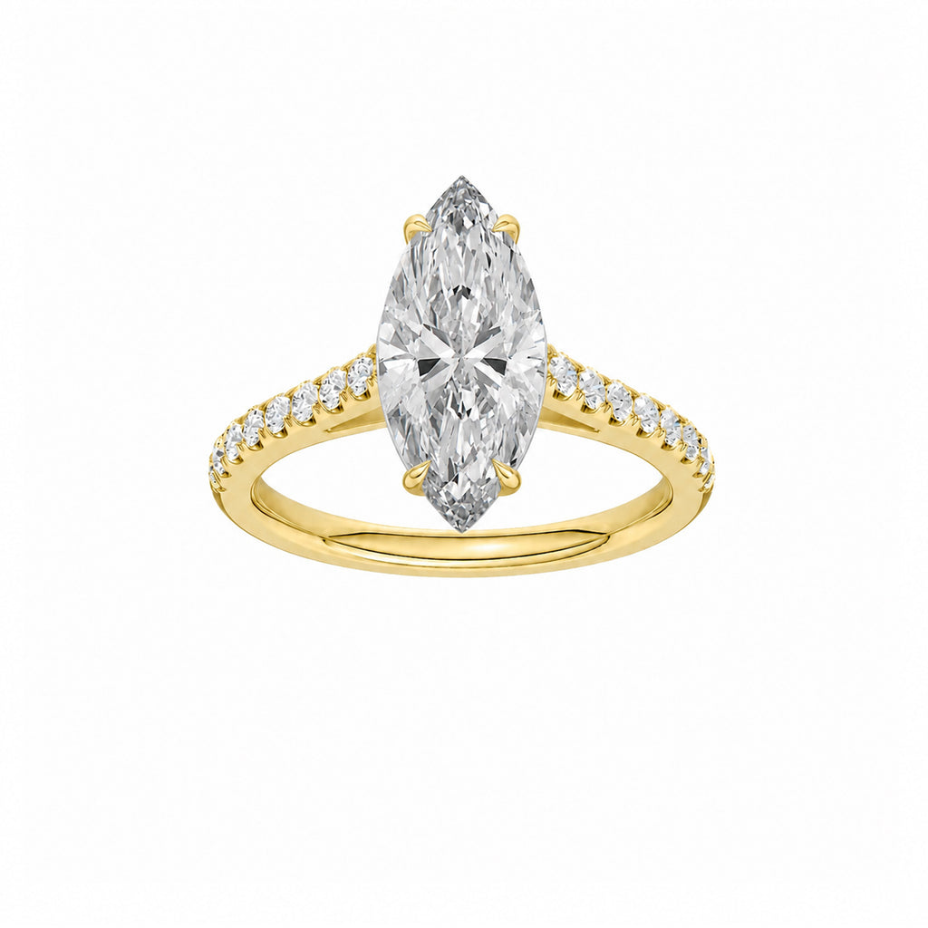 Diamond Engagement Ring 18K