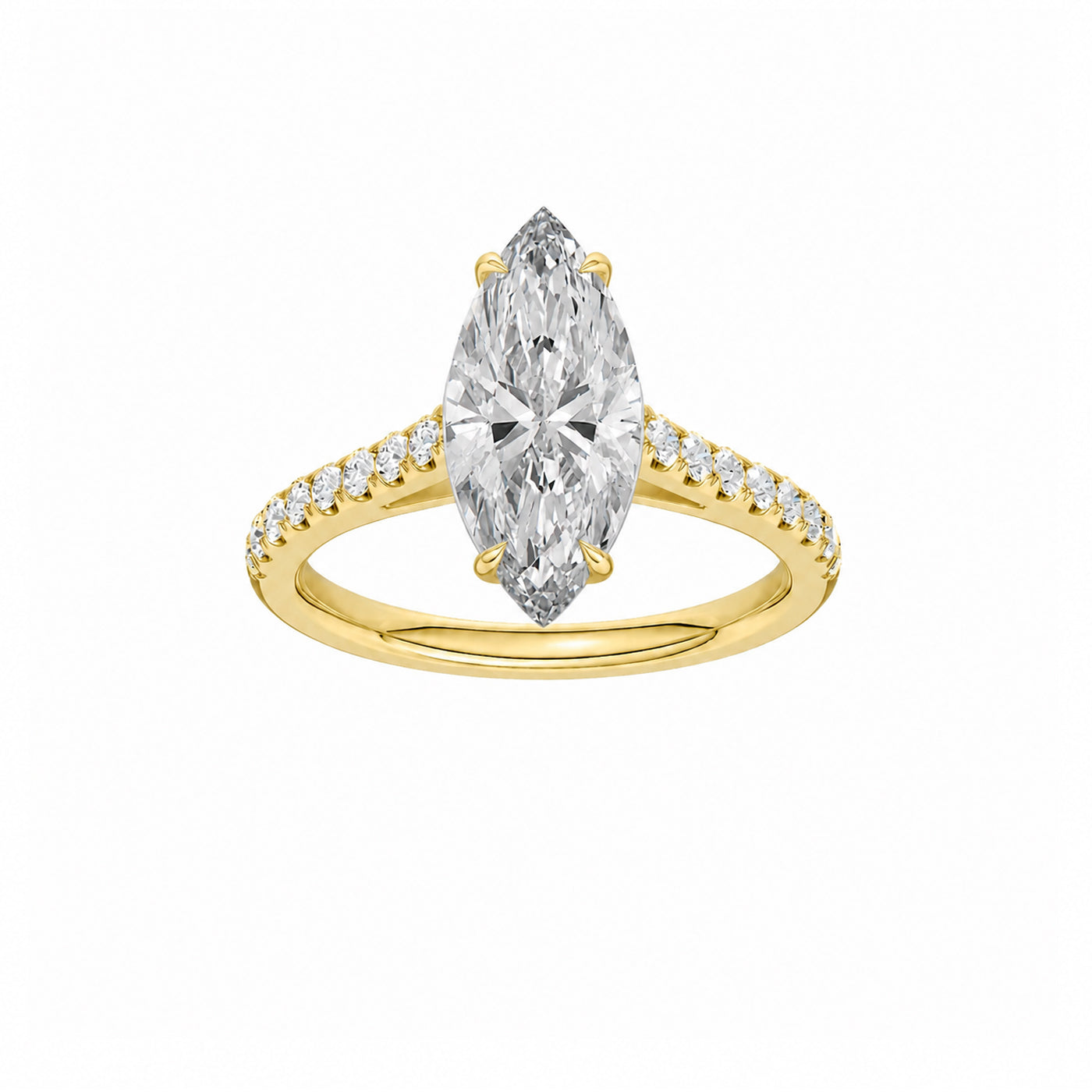 Diamond Engagement Ring 18K
