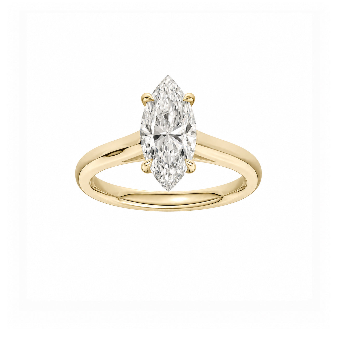 Diamond Engagement Ring 18K