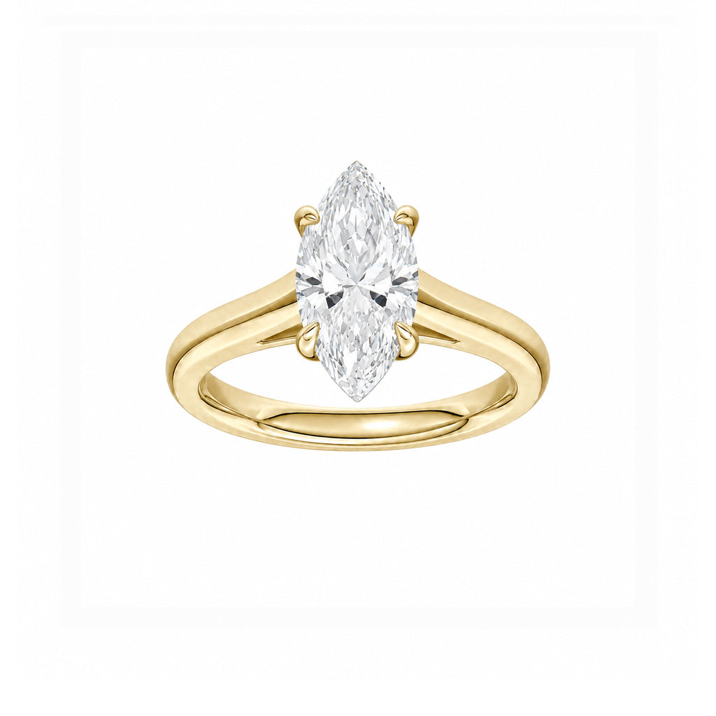 Diamond Engagement Ring 18K
