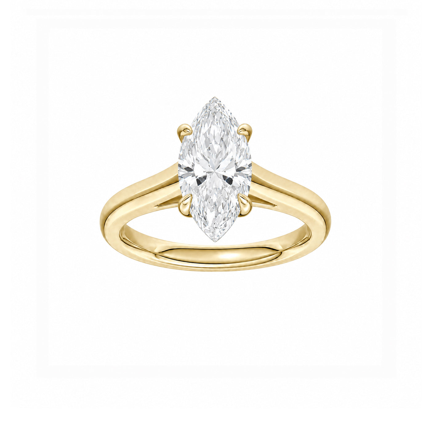 Diamond Engagement Ring 18K
