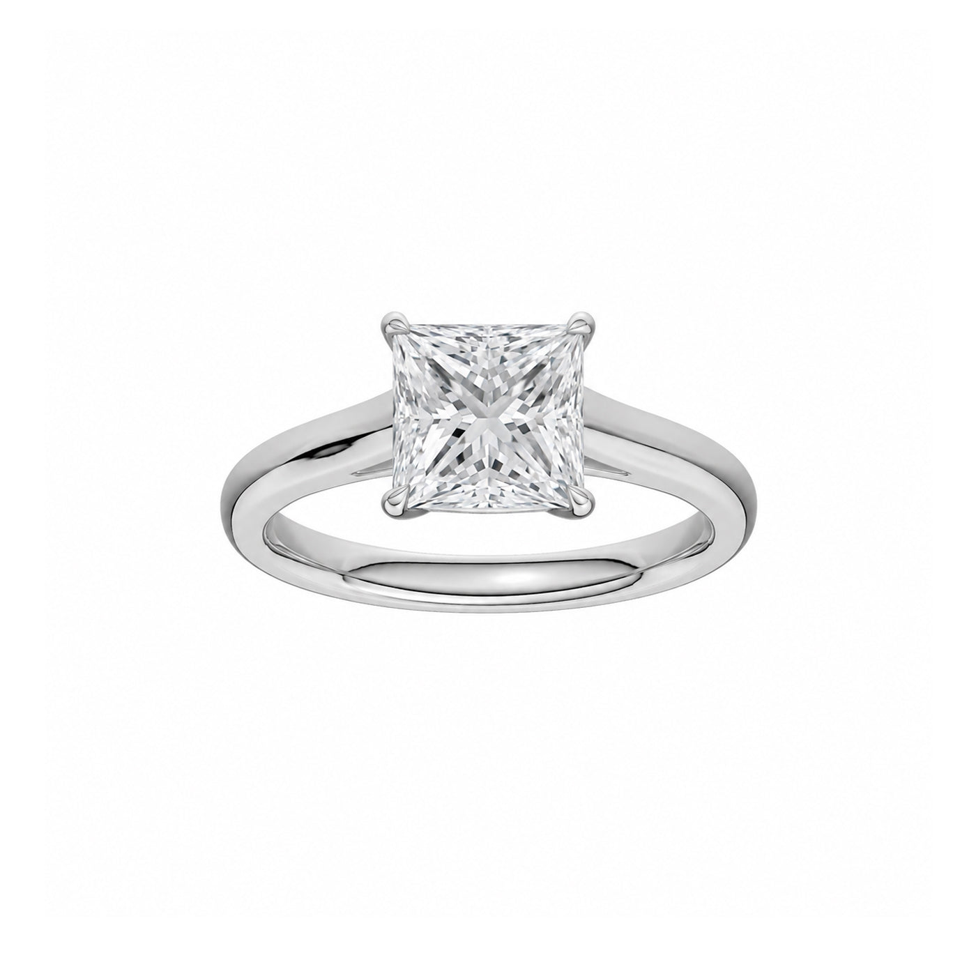 Diamond Engagement Ring 18K