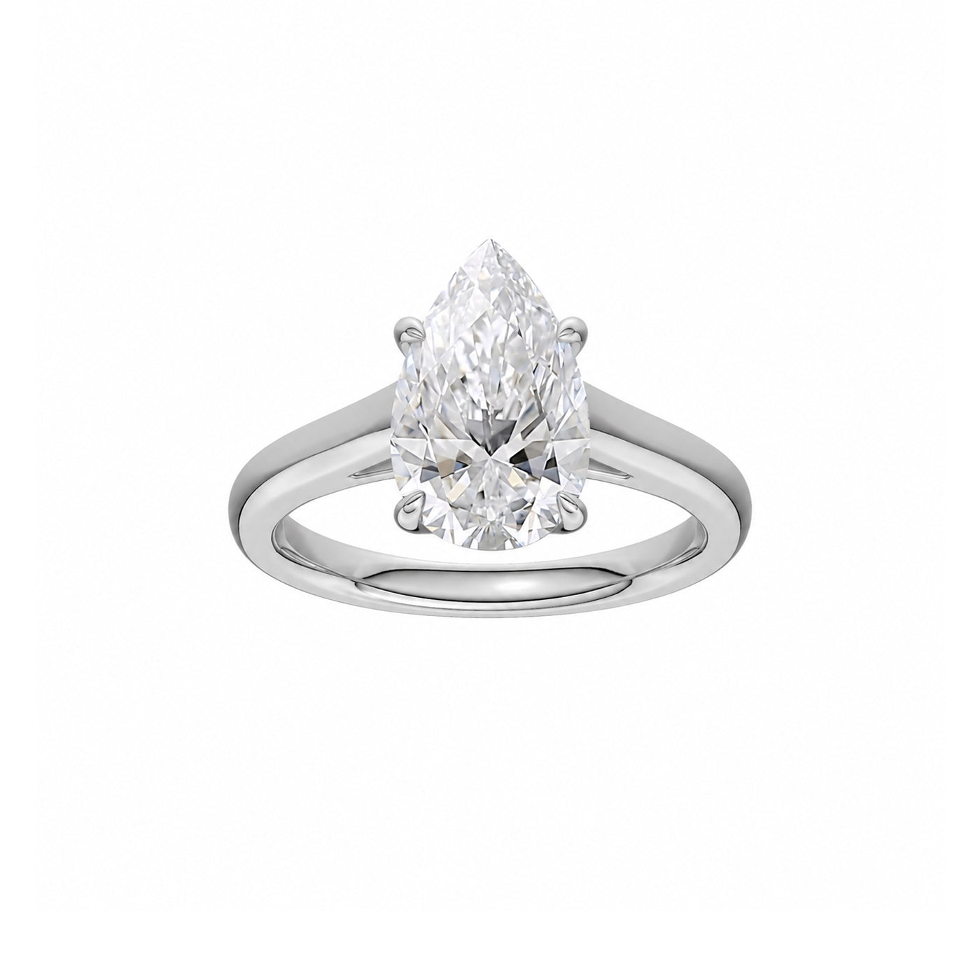 Diamond Engagement Ring 18K