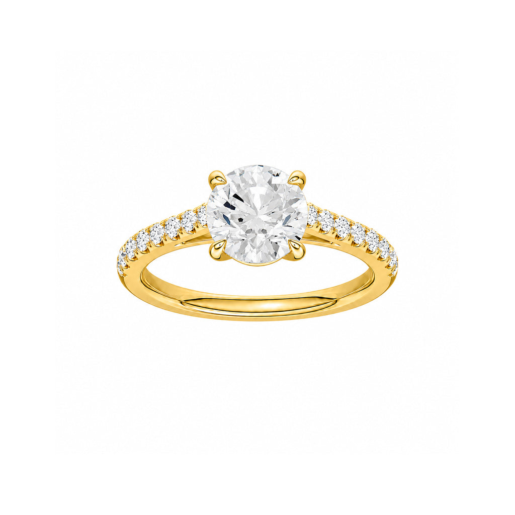 Diamond Engagement Ring 18K