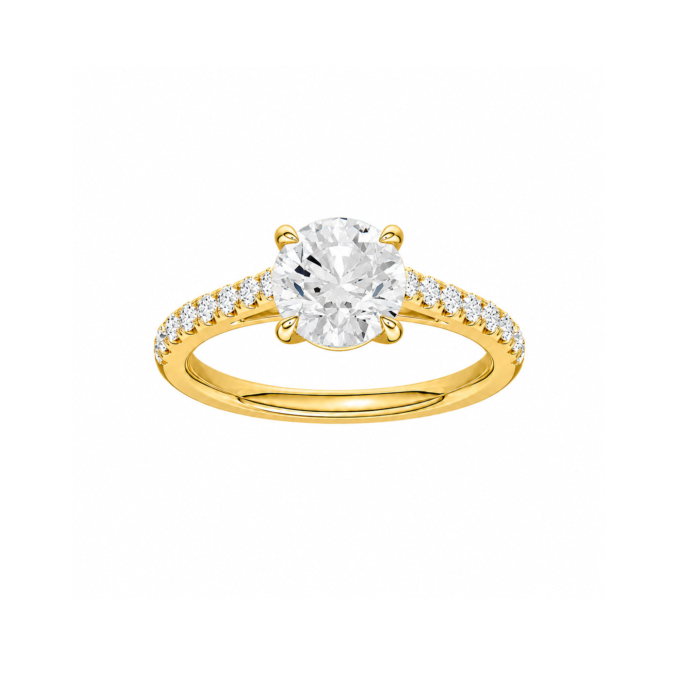 Diamond Engagement Ring 18K