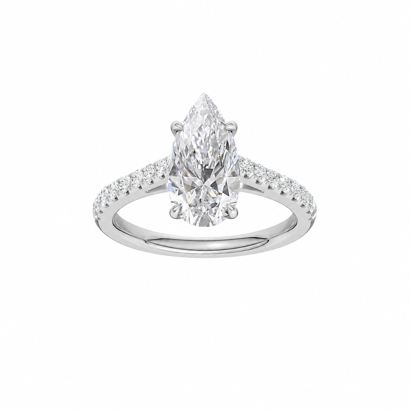 Diamond Engagement Ring 18K