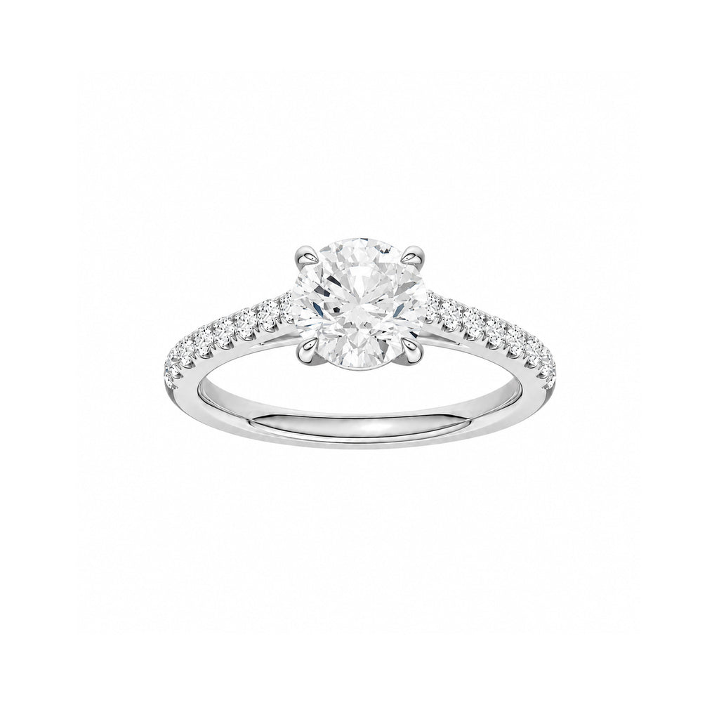 Diamond Engagement Ring 18K