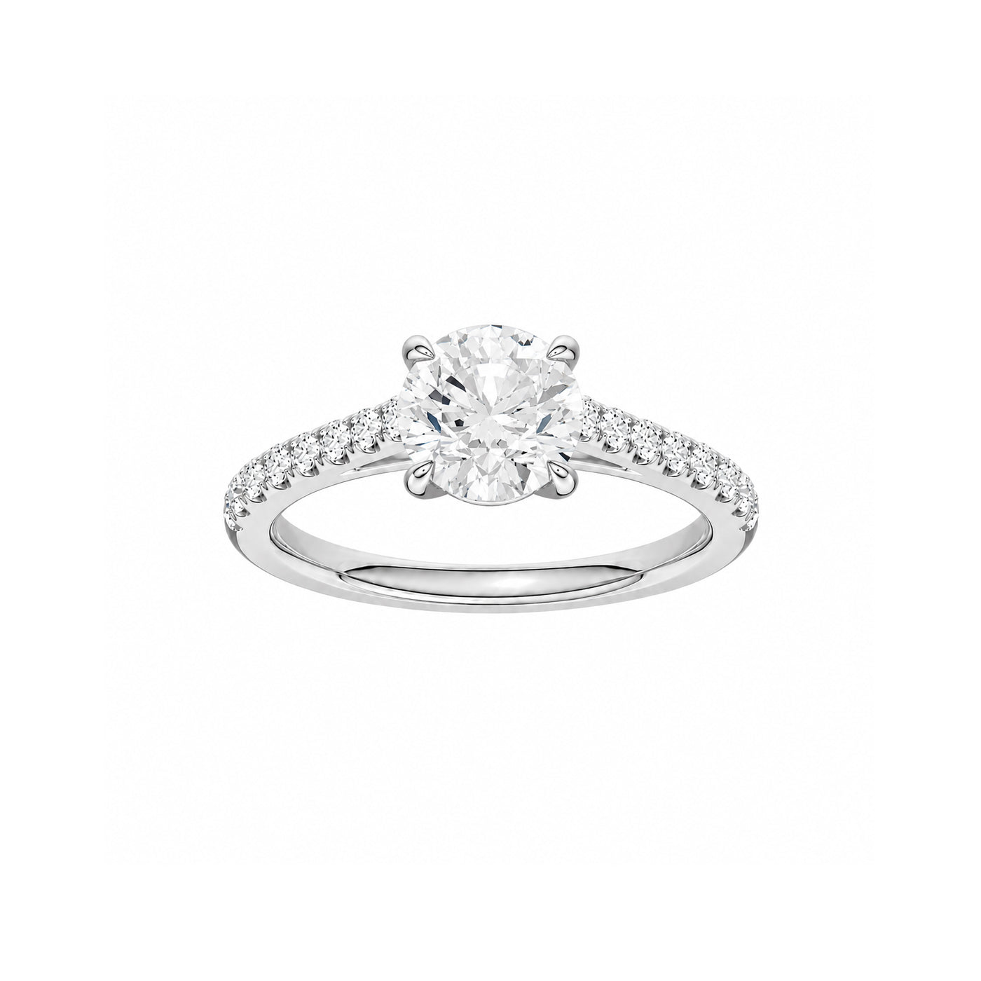 Diamond Engagement Ring 18K