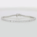 Pulsera de tenis de diamantes de 18 quilates