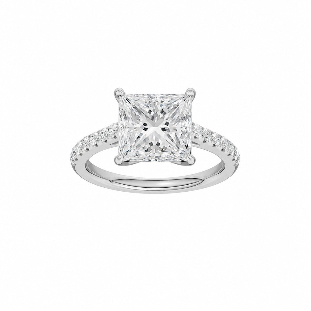 Diamond Engagement Ring 18K