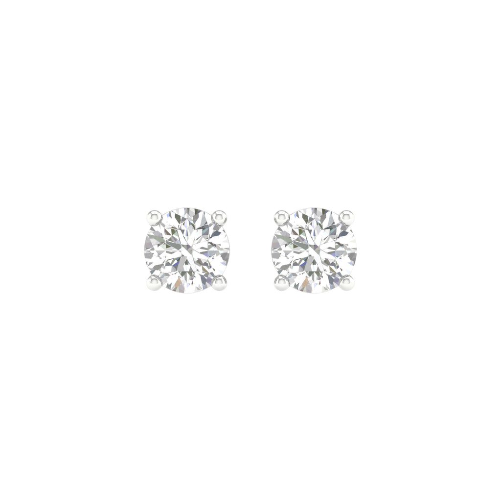 Diamond Stud Earring Pair 18K