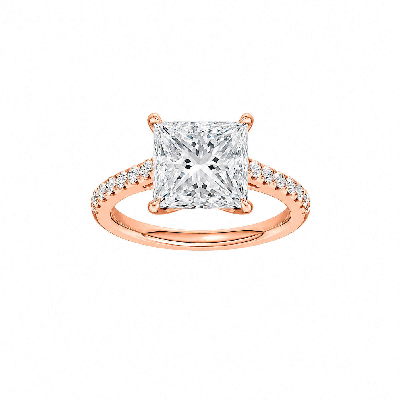 Diamond Engagement Ring 18K