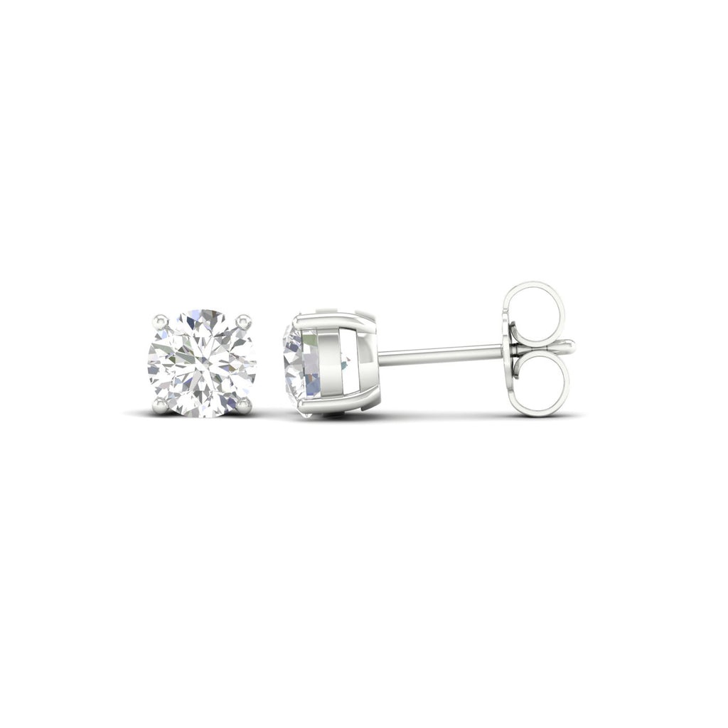 Diamond Stud Earring Pair 18K