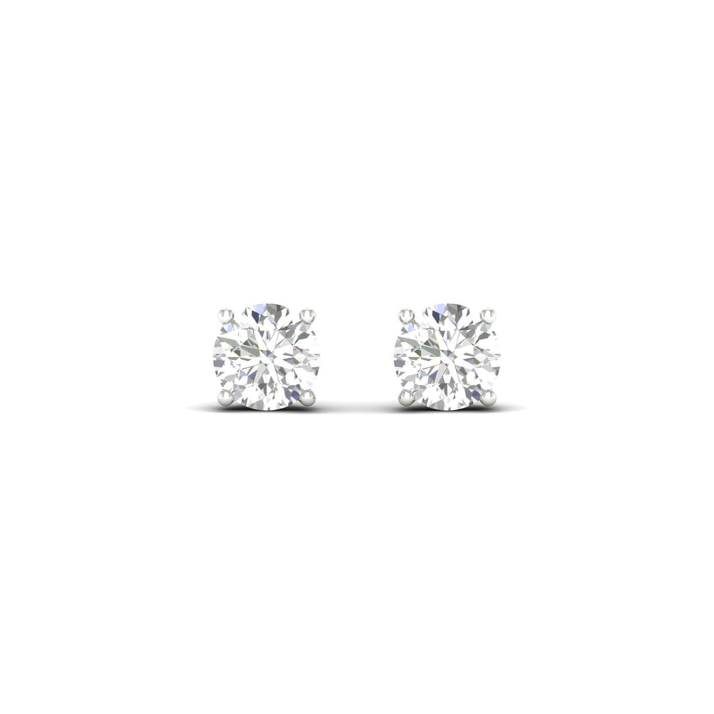 Diamond Stud Earring Pair 18K