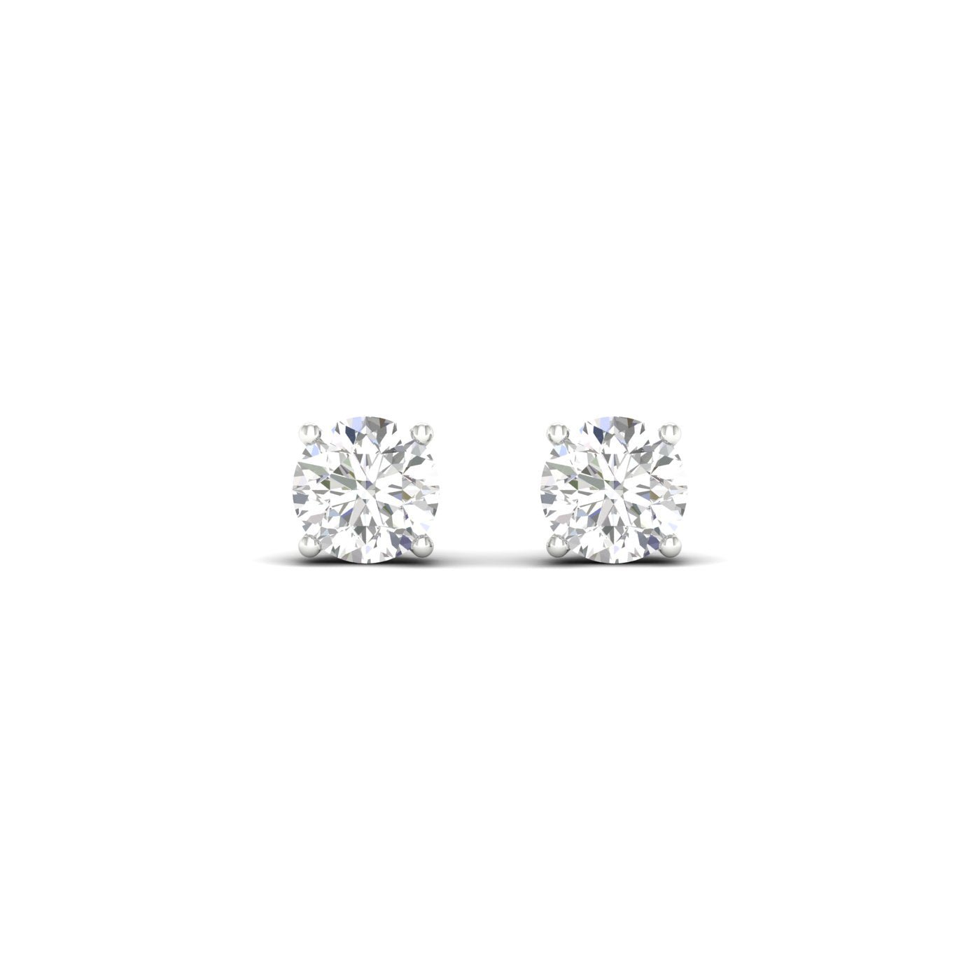 Diamond Stud Earring Pair 18K