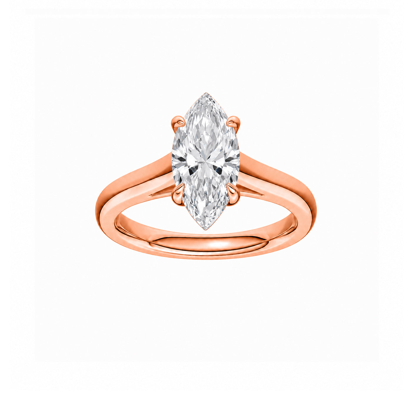 Diamond Engagement Ring 18K